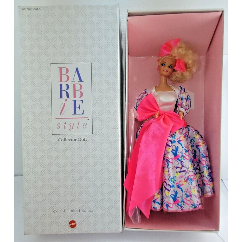 Vintage 1990 Mattel Special Ltd Edt Barbie Style 5315 Collector Doll NRFB